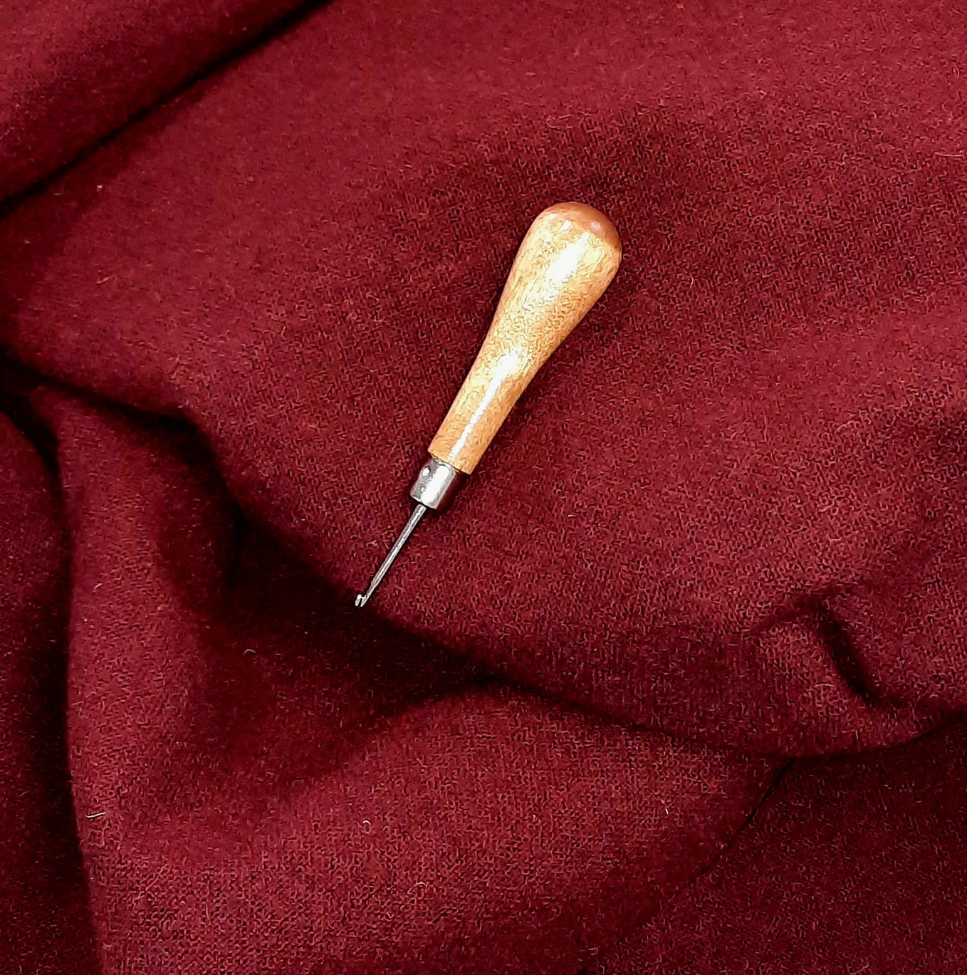 Textured Wool Fabric &quot;Hot Tamale&quot;