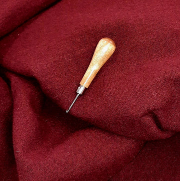 Textured Wool Fabric "Hot Tamale"