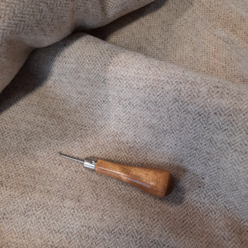 Textured Wool Fabric  "Mariners Compass"