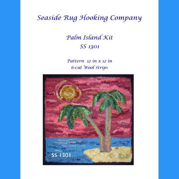Palm Island Kit - Seaside Rug Hooking Company Kit