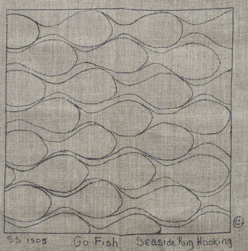 Go Fish - Seaside Rug Hooking Company Pattern