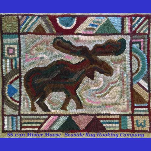 Mister Moose - Seaside Rug Hooking Company Pattern