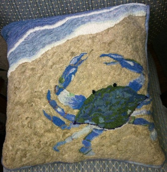 Crab Kit - Seaside Rug Hooking Company Kit